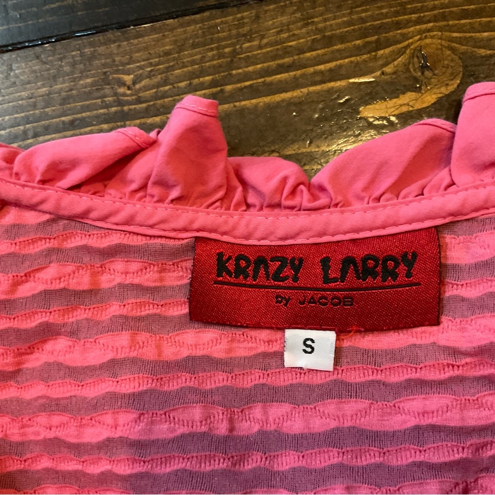 Women's Pink Ruffle Jacket - Picture 3 of 7